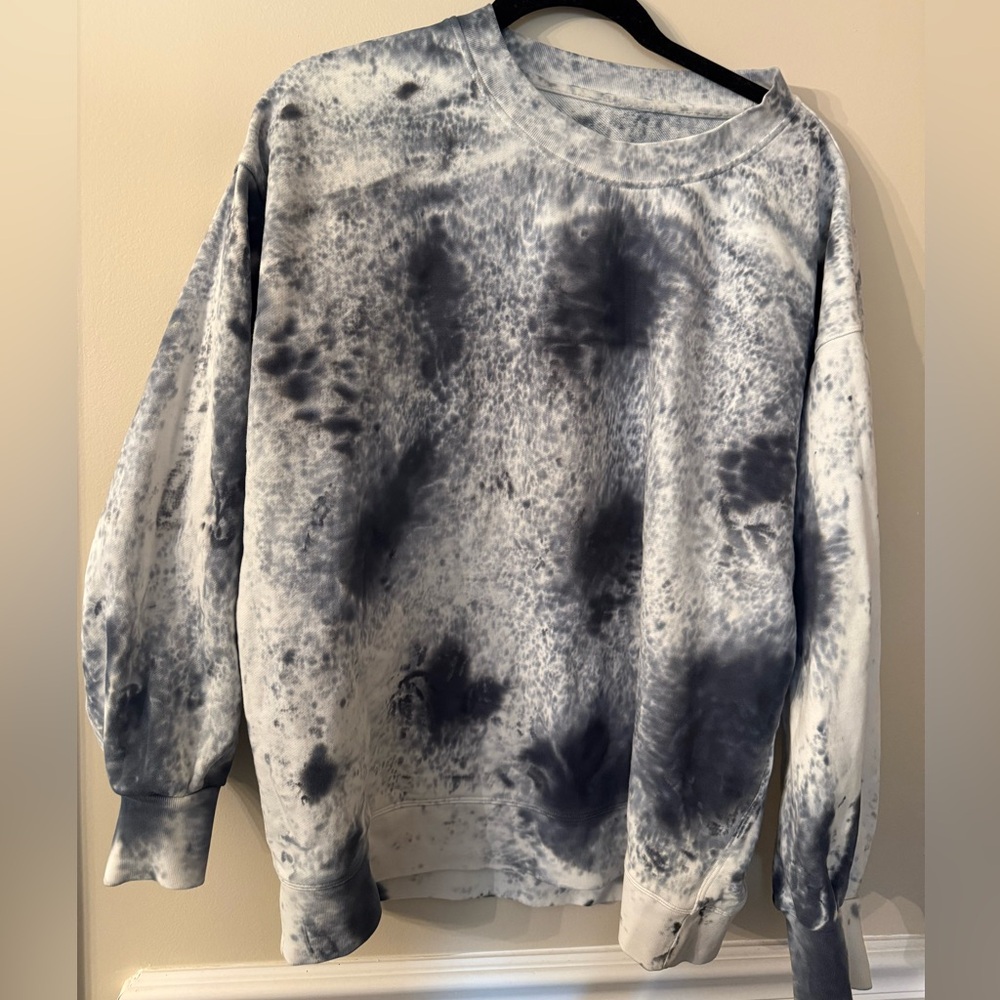 Lululemon Marble Dye Oversized Crew